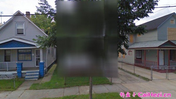 Google街景里屏蔽掉了重犯的房子