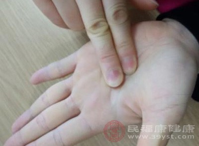 按摩劳宫穴治疗胃火旺